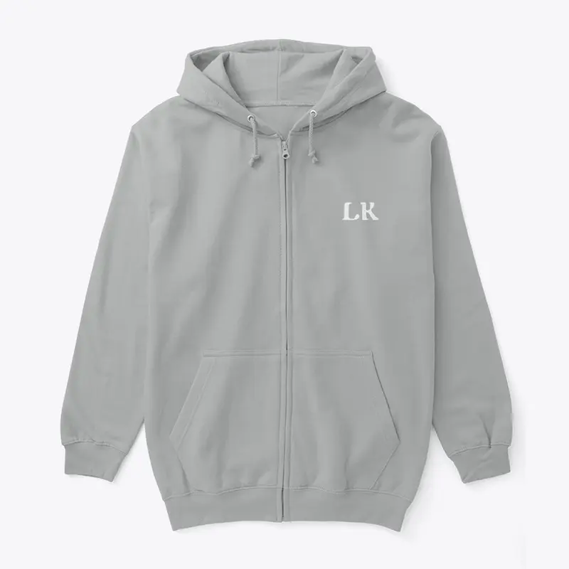 LAKKA'S "no help needed" Zip Up Hoodie